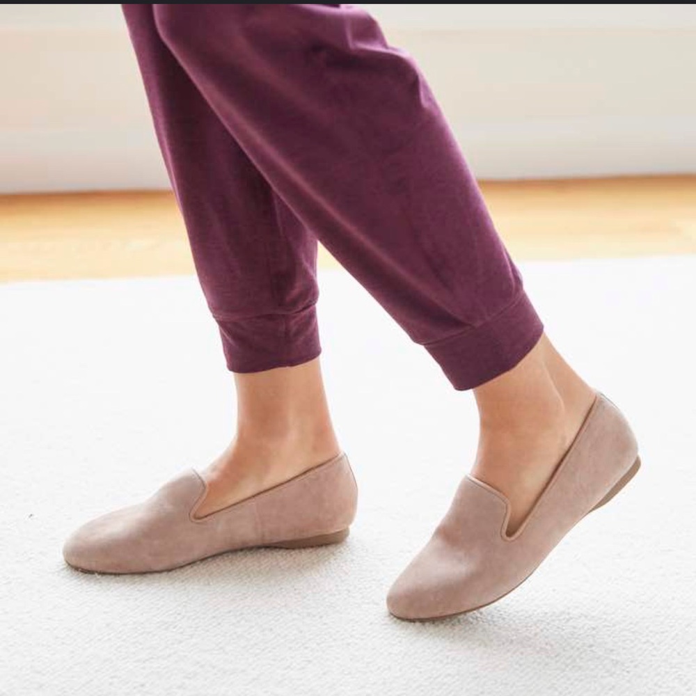 Birdies velvet pale pink Loafers